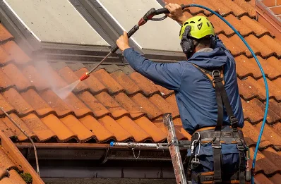 Démoussage et hydrofuge de toiture à Allibaudières